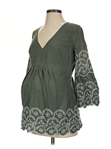A Pea in the Pod 3/4 Sleeve Blouse (view 1)