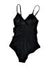 H&M Solid Black One Piece Swimsuit Size 12 - photo 2