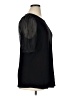 Les Serein Black Short Sleeve Top Size 1X - photo 4