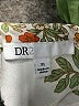 DR2 100% Polyester Floral Orange 3/4 Sleeve Blouse Size XL - photo 7