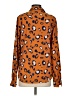 3.1 Phillip Lim for Target 100% Polyester Animal Print Orange Long Sleeve Blouse Size S - photo 2