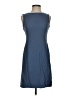 Petite Sophisticate Solid Blue Casual Dress Size 2 Petite - photo 1