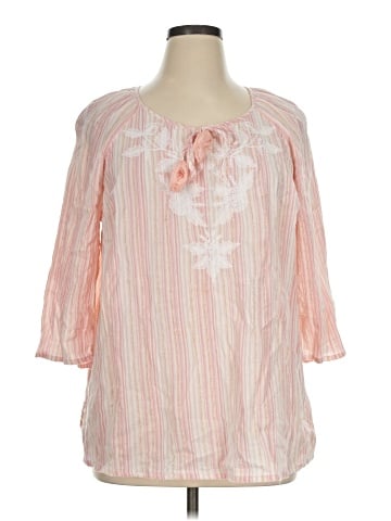 Catherines 3/4 Sleeve Blouse (view 1)