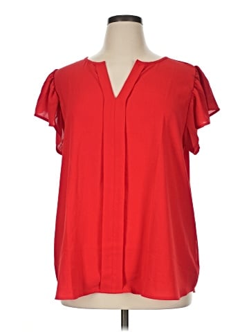 Perch by Blu Pepper Short Sleeve Blouse (view 1)