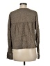 Carly Jean Brown Long Sleeve Blouse Size M - photo 2