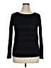 Ann Taylor LOFT Black Long Sleeve Top Size XL - photo 1