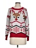Well Worn Print Red Pullover Sweater Size S - photo 1