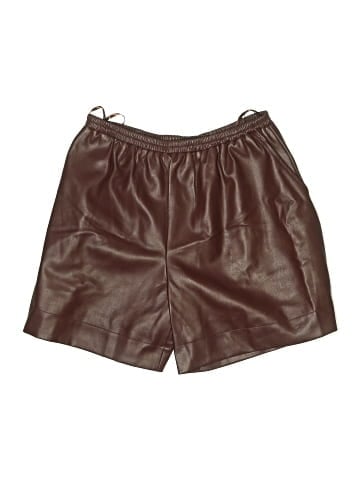 STAUD Faux Leather Shorts (view 1)