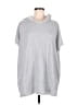 CAbi 100% Cotton Silver Poncho Size M - photo 1