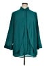 Roaman's 100% Polyester Teal 3/4 Sleeve Blouse Size 16 - photo 1
