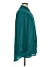 Roaman's 100% Polyester Teal 3/4 Sleeve Blouse Size 16 - photo 4