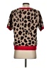 Q2 Animal Print Red Pullover Sweater Size S (estimated) - photo 2