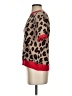 Q2 Animal Print Red Pullover Sweater Size S (estimated) - photo 5