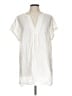 Athleta 100% Cotton White Short Sleeve Blouse Size L - photo 1