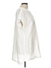 Athleta 100% Cotton White Short Sleeve Blouse Size L - photo 4