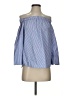 Zara Blue 3/4 Sleeve Blouse Size S - photo 1
