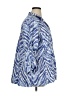 John Mark Animal Print Blue 3/4 Sleeve Blouse Size 1X - photo 4