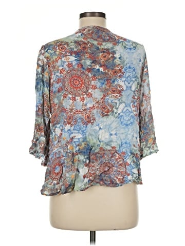 a.n.a. A New Approach 3/4 Sleeve Blouse (view 2)