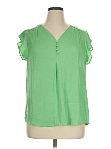 Jones & Co Short Sleeve Blouse (view 1)