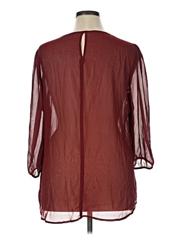 Black Rainn 3/4 Sleeve Blouse (view 2)