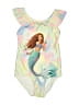 Disney Print Green One Piece Swimsuit Size 6X - 7 - photo 1