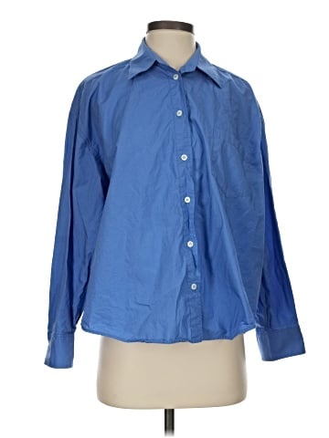 Zara Long Sleeve Button-Down Shirt (view 1)