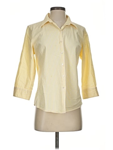 L.L.Bean 3/4 Sleeve Button-Down Shirt (view 1)