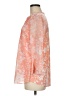 Charter Club 100% Polyester Floral Orange 3/4 Sleeve Blouse Size M - photo 5