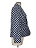 Kasper 100% Polyester Chevron-herringbone Blue Blazer Size 10 - photo 4