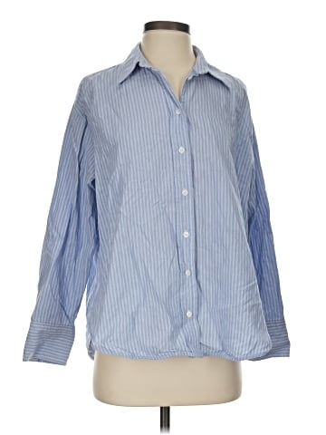 Zara Long Sleeve Button-Down Shirt (view 1)