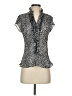 Allison Taylor 100% Polyester Black Short Sleeve Blouse Size S - photo 1