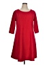 Lane Bryant Outlet Solid Red Casual Dress Size 14 - 16 Plus - photo 1
