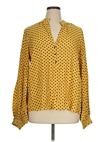 Maeve by Anthropologie Long Sleeve Blouse (view 1)