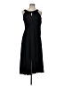 Sangria Solid Black Cocktail Dress Size 12 - photo 1