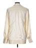 Antonio Melani Metallic Ivory Long Sleeve Blouse Size L (estimated) - photo 2