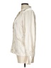 Antonio Melani Metallic Ivory Long Sleeve Blouse Size L (estimated) - photo 5