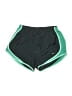 Nike 100% Polyester Color Block Green Athletic Shorts Size M - photo 1