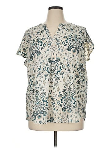 Maurices Short Sleeve Blouse (view 1)