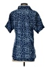 Lands' End 100% Linen Blue Short Sleeve Polo Size XS - photo 2