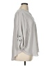 Maurices 100% Polyester Silver 3/4 Sleeve Blouse Size 1X - photo 4