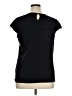 Elle Black Short Sleeve Top Size XL - photo 2