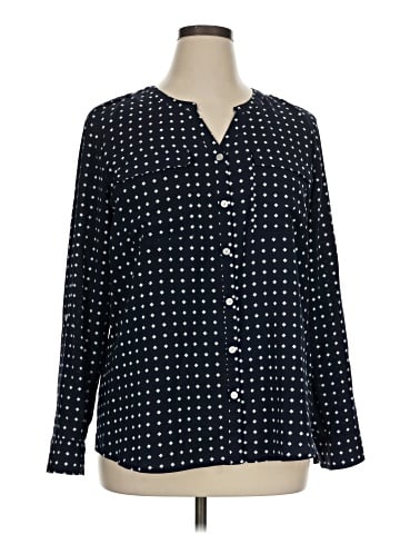 Croft & Barrow Long Sleeve Blouse (view 1)