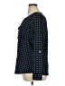 Croft & Barrow 100% Polyester Polka Dots Blue Long Sleeve Blouse Size XL - photo 5