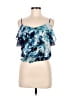 Charlotte Russe Blue Sleeveless Blouse Size M - photo 1