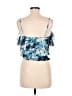Charlotte Russe Blue Sleeveless Blouse Size M - photo 2