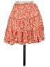 Shein Floral Orange Casual Skirt Size XS - photo 1