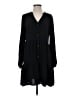 Nine West 100% Polyester Solid Black Casual Dress Size S - photo 1