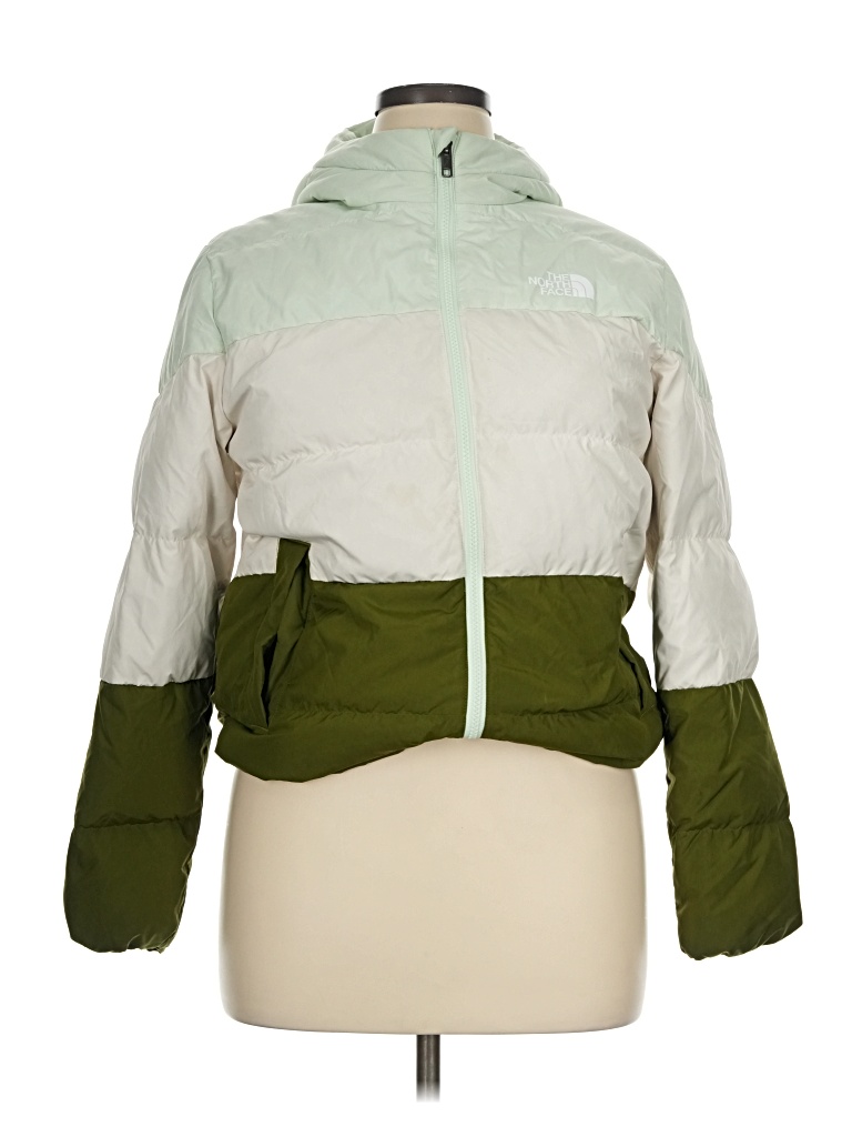 Pre-owned The North Face Snow Jacket In Green