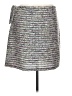 Ann Taylor LOFT Tweed Gray Casual Skirt Size L - photo 2