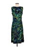 R&K Paisley Blue Cocktail Dress Size M - photo 2